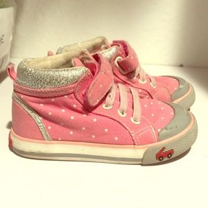 See Kai Run pink sneakers